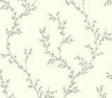 Milton Silver Luxury Leaf Wallpaper - 1601-103-01