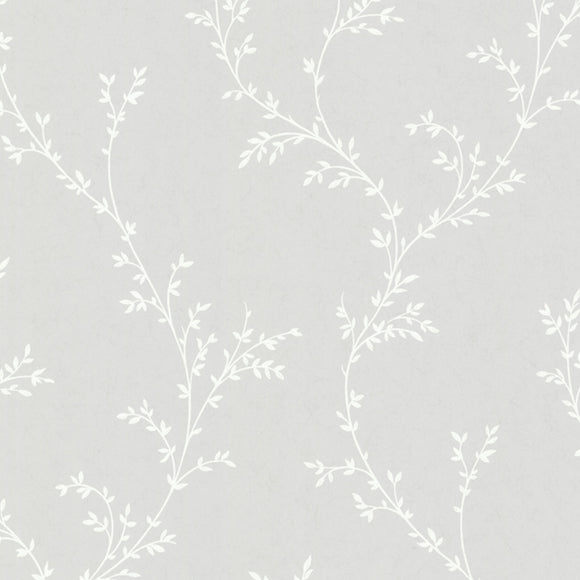 Milton Grey Luxury Leaf Wallpaper - 1601-103-05