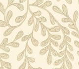Audley Natural Luxury Leaf Wallpaper - 1601-104-03