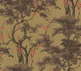 Harewood Gold Metallic Luxury Chinoiserie Wallpaper - 1602-100-03