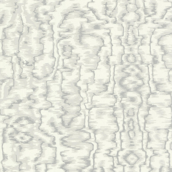 Avington Grey Luxury Moire Wallpaper - 1602-105-04
