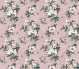 Madama Butterfly Blush Pink Luxury Floral Wallpaper