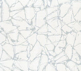Glaze Silver Luxury Geometric Wallpaper