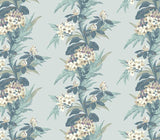 Aurora Seafoam Green Luxury Floral Wallpaper