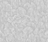 Tranquil Mist Grey Luxury Feather Wallpaper