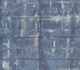 Patina Lagoon Blue Luxury Textured Wallpaper