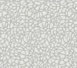 Pebble Mist Silver Luxury Patterned Wallpaper