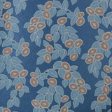 Rosetta Midnight Blue Luxury Leaf Wallpaper