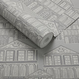 Maison Soft Grey Luxury Patterned Wallpaper