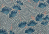 Clarice Soft Blue Luxury Art Deco Wallpaper