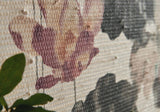 Water Lilies Bracken Luxury Floral Grasscloth Wallpaper