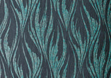 Ripple Mineral Green and Black Luxury Feature Wallpaper