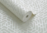 Willow Pearl Cream Luxury Geometric Wallpaper