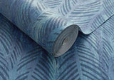 Bramble Blue Dusk Luxury Bead Wallpaper