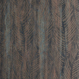 Bramble Caramel Brown Luxury Leaf Wallpaper