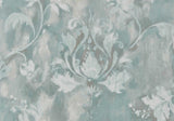 Ornamenta Aqua Green Luxury Damask Wallpaper