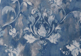 Ornamenta Indigo Blue Luxury Damask Wallpaper