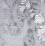 Trailing Magnolia Mist Grey Luxury Floral Paperweave Mural