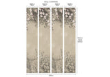 Trailing Magnolia Burnished Gold Luxury Floral Wall Mural