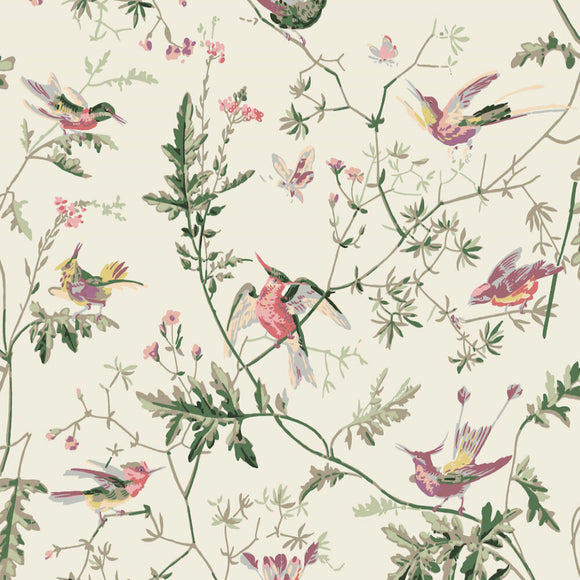 F62/1001 - Hummingbirds Cotton